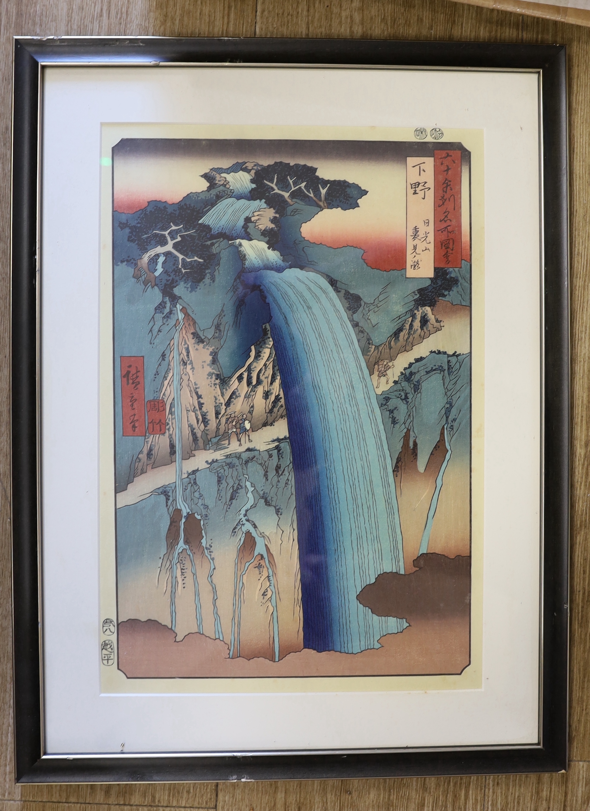 After Hiroshige, a collection of a Japanese woodblock prints